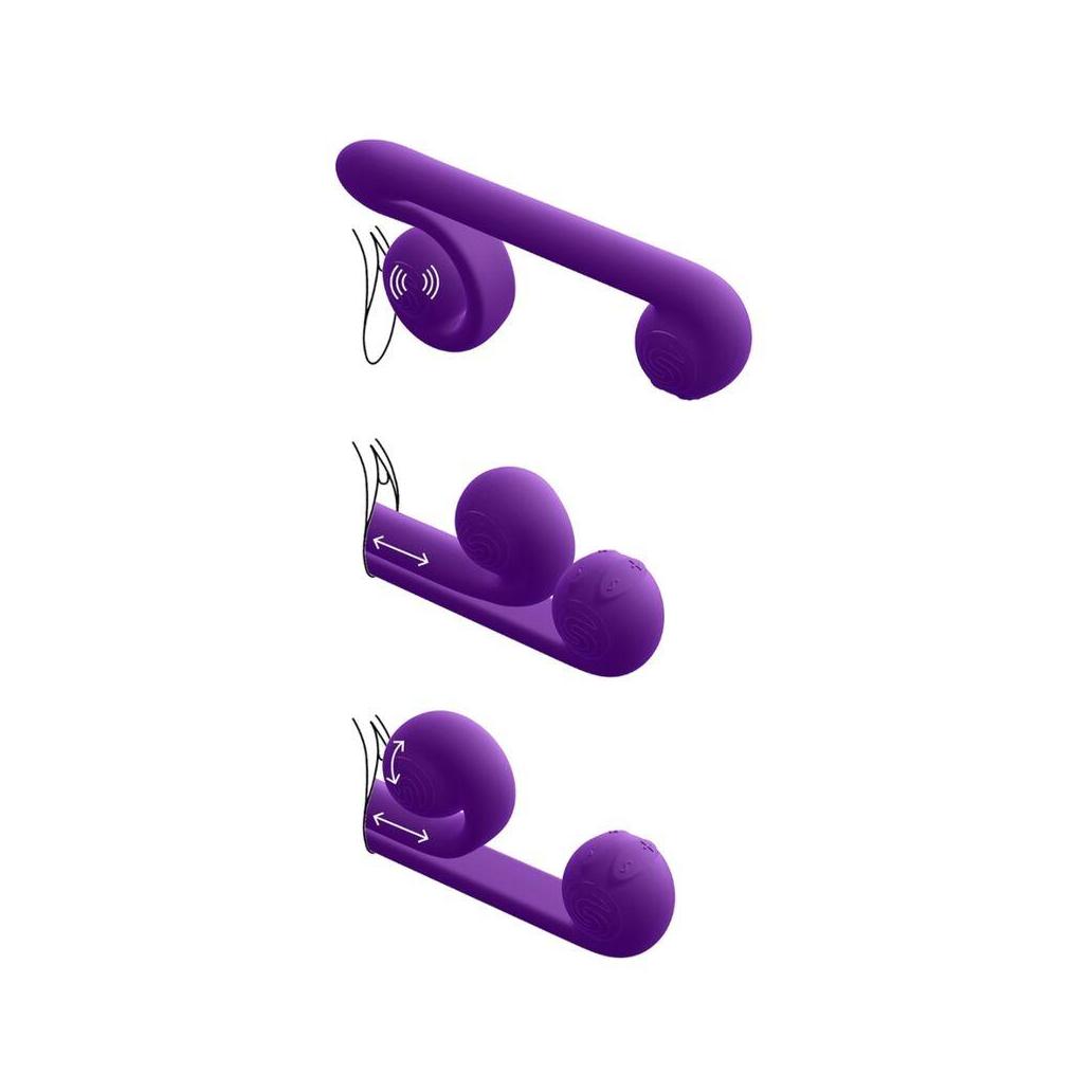 Snail vibe - multiaction vibrator purple