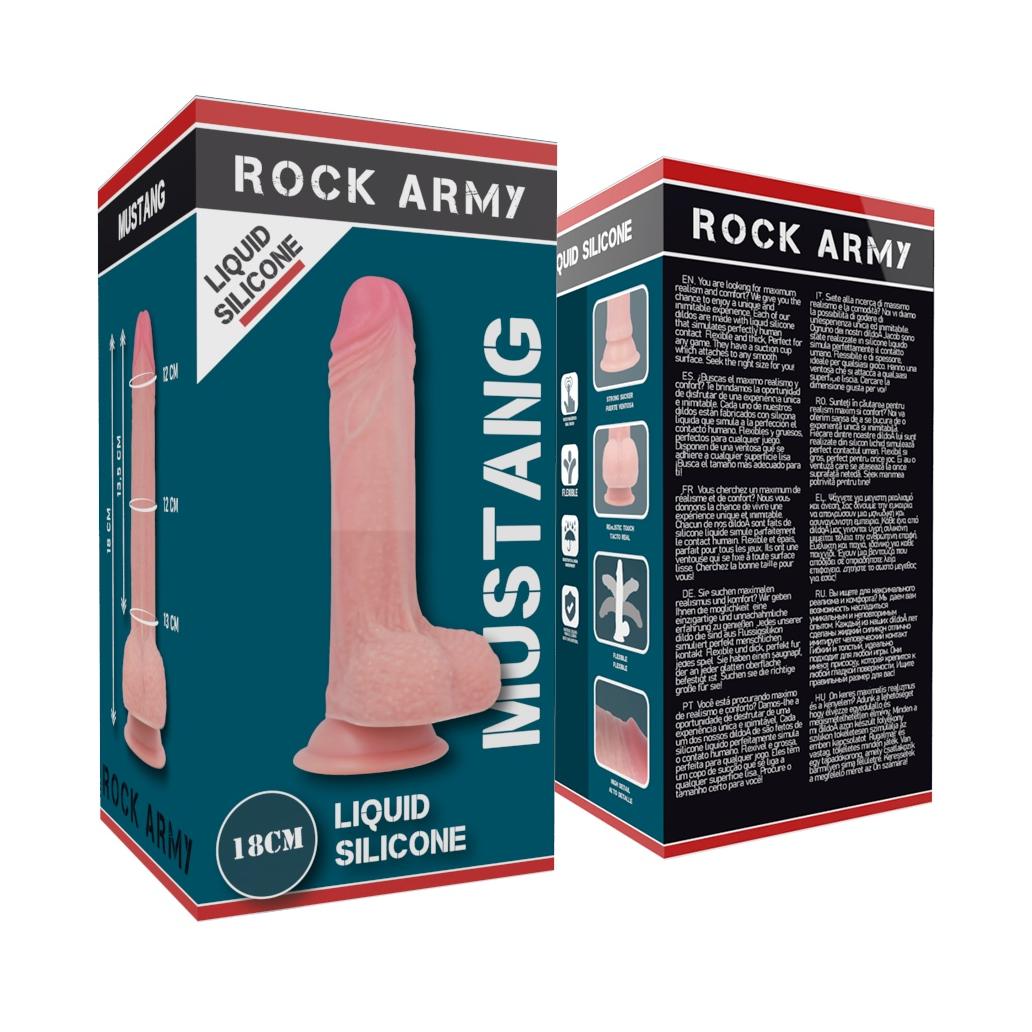 Rockarmy - liquid silicone premium mustang realistic 18 cm -