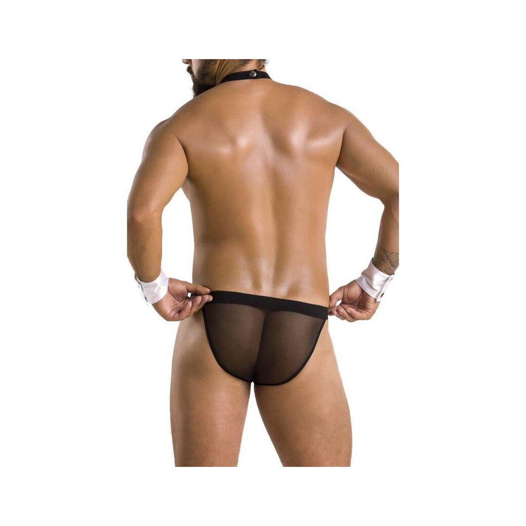 Passion - 036 slip alfrojo preto l/xl