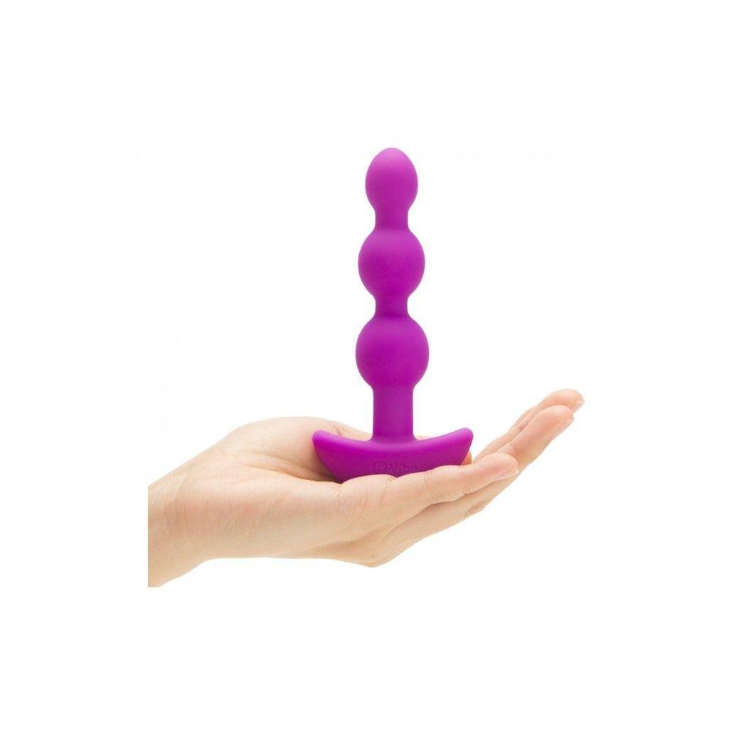 B-vibe - triplet anal contas de controle remoto rosa