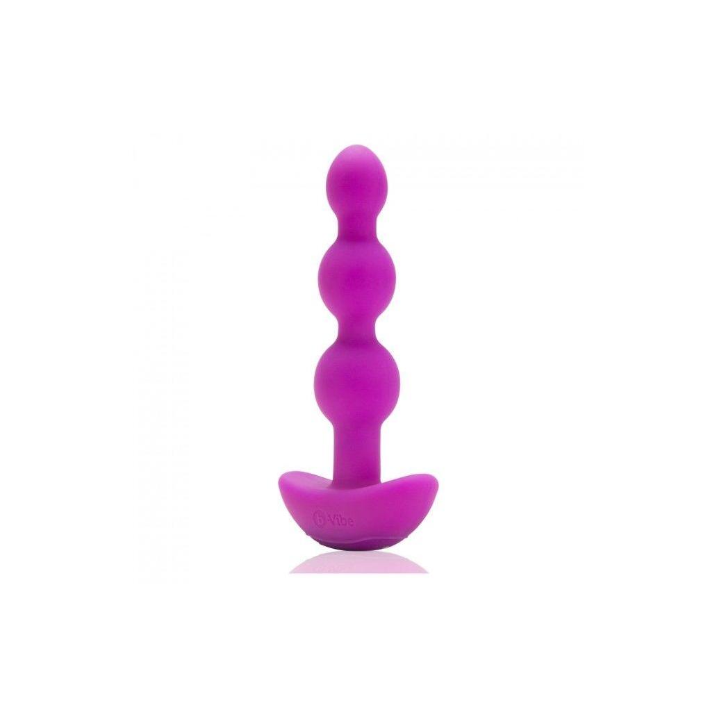 B-vibe - triplet anal contas de controle remoto rosa