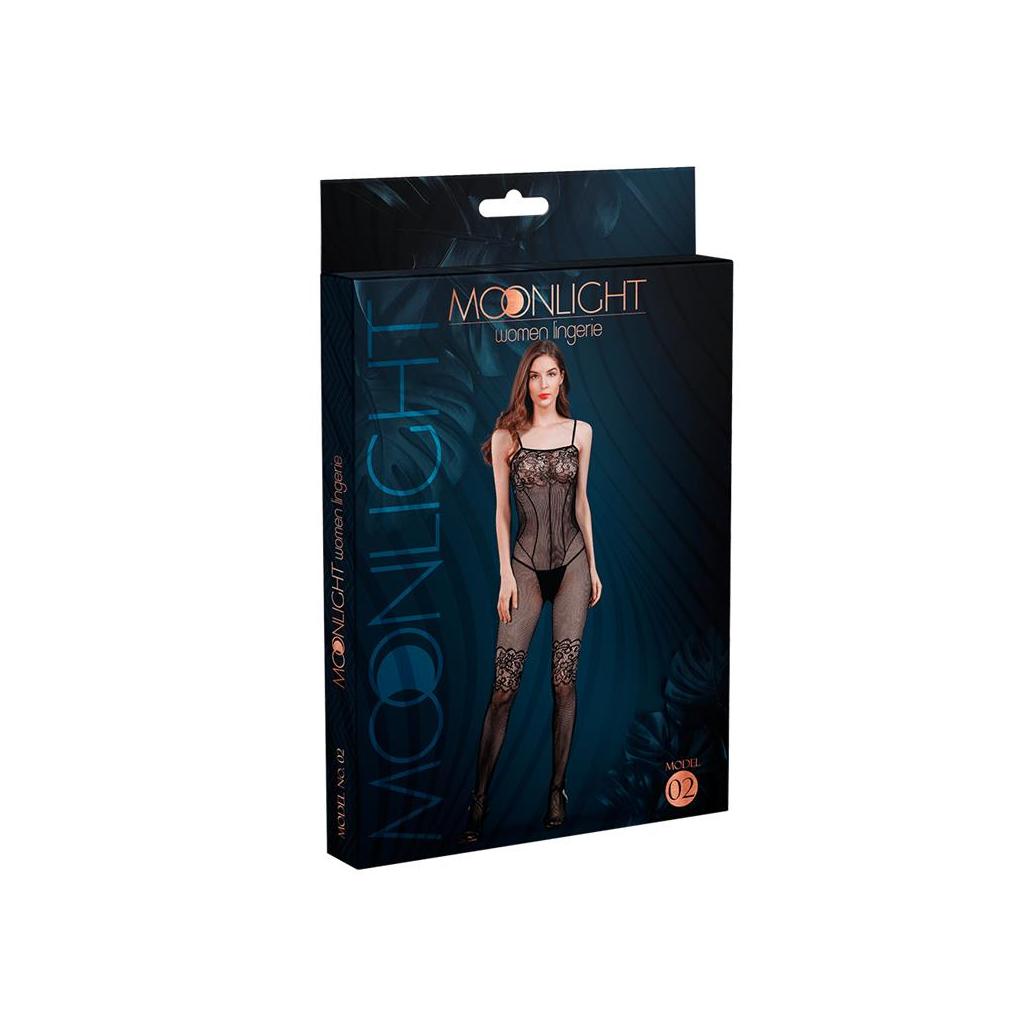 Bodystocking modelo 02 talla única negro