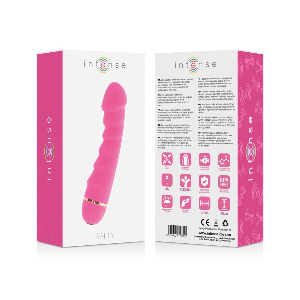 Intense - sally 20 velocidades silicone rosa