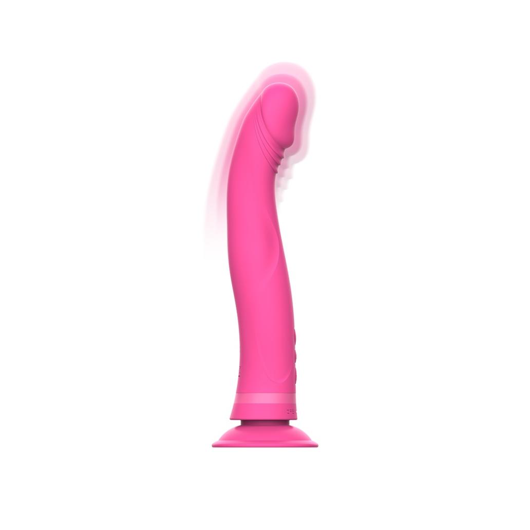 Intense - michelangelo rosa vibrador de silicone dildo