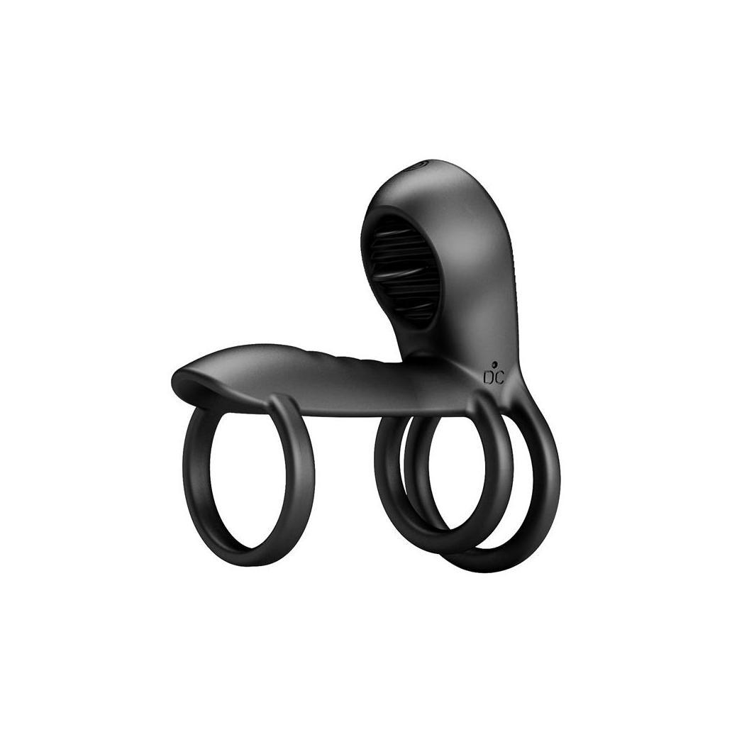 Jammy triple ring com vibração usb