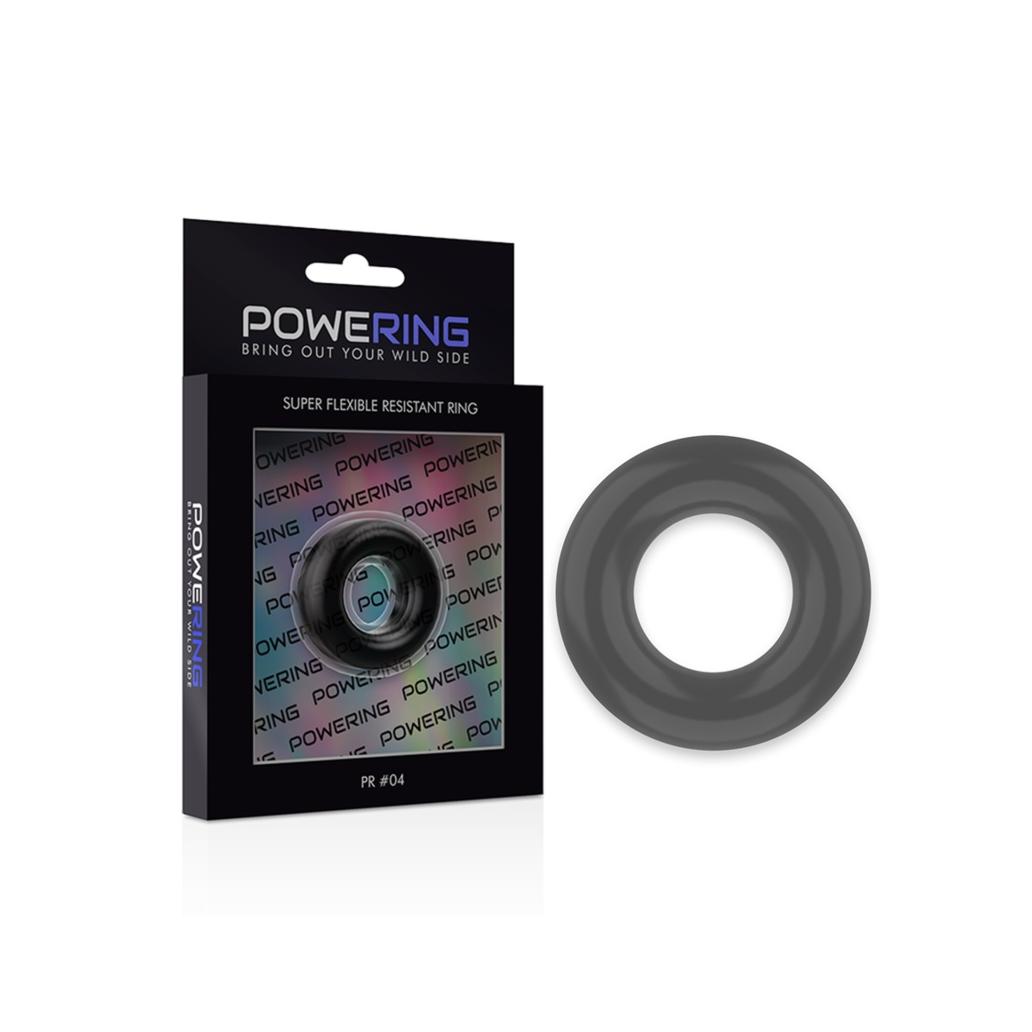 Powering - anel para pênis super flexível e resistente 3,8cm