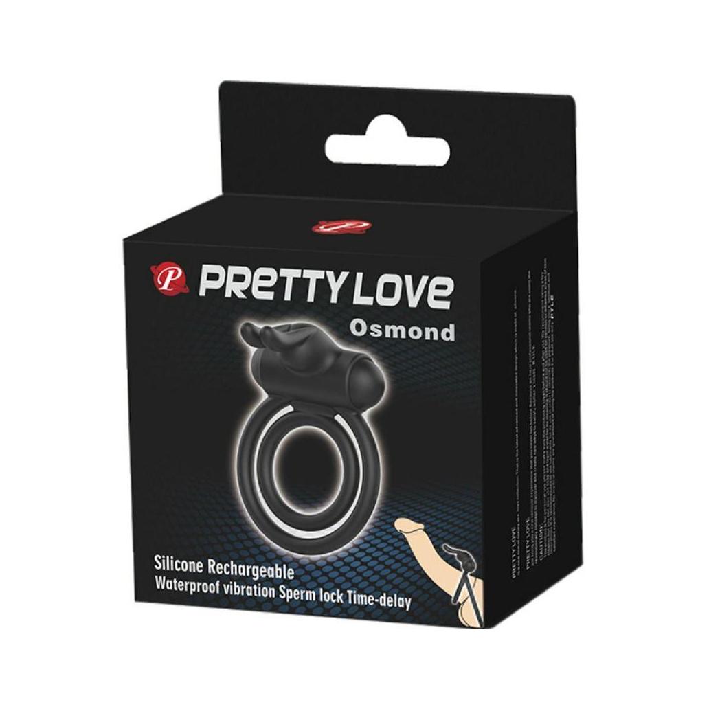 Pretty love - anel vibrador de silicone osmond