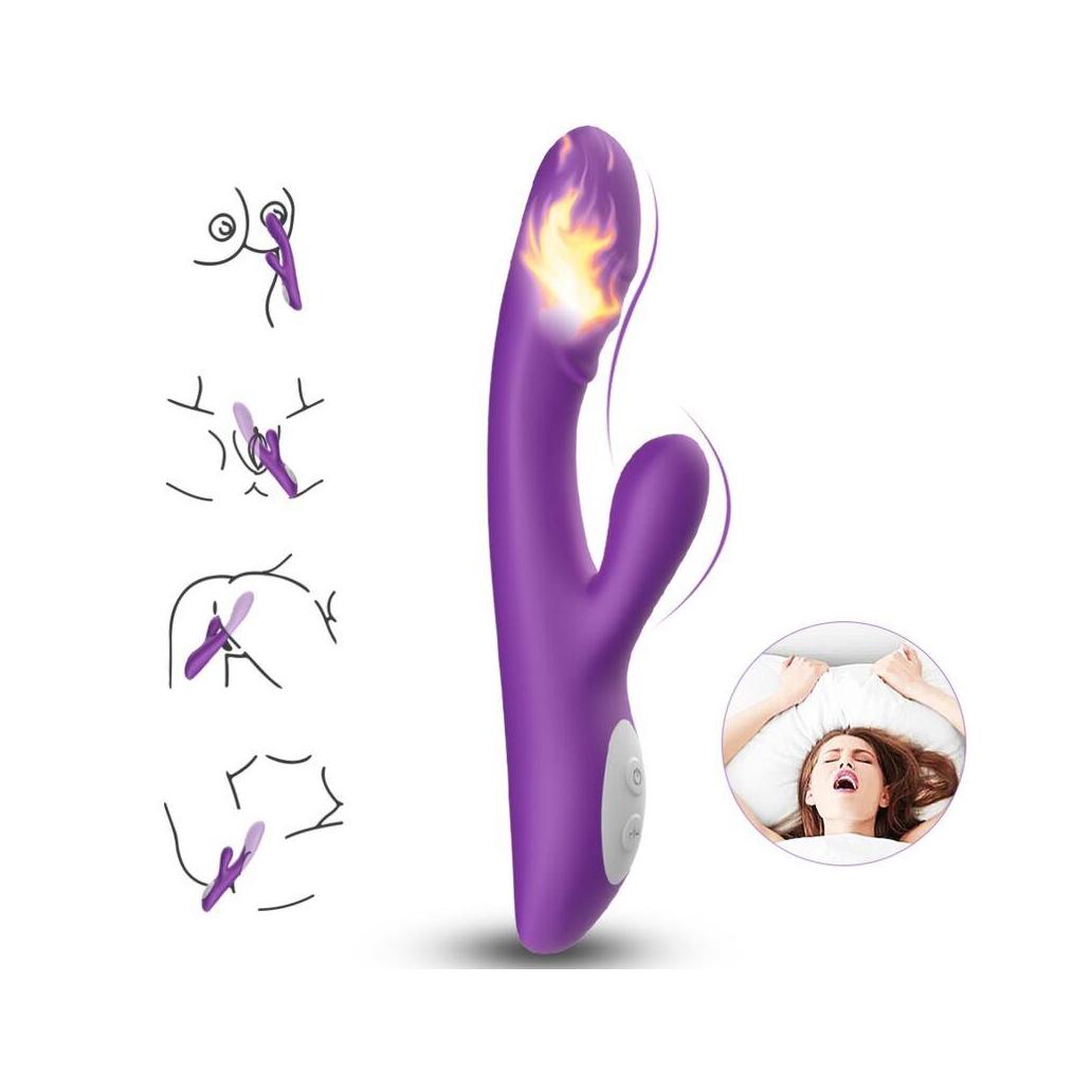 Armony - vibrador spark efeito calor roxo