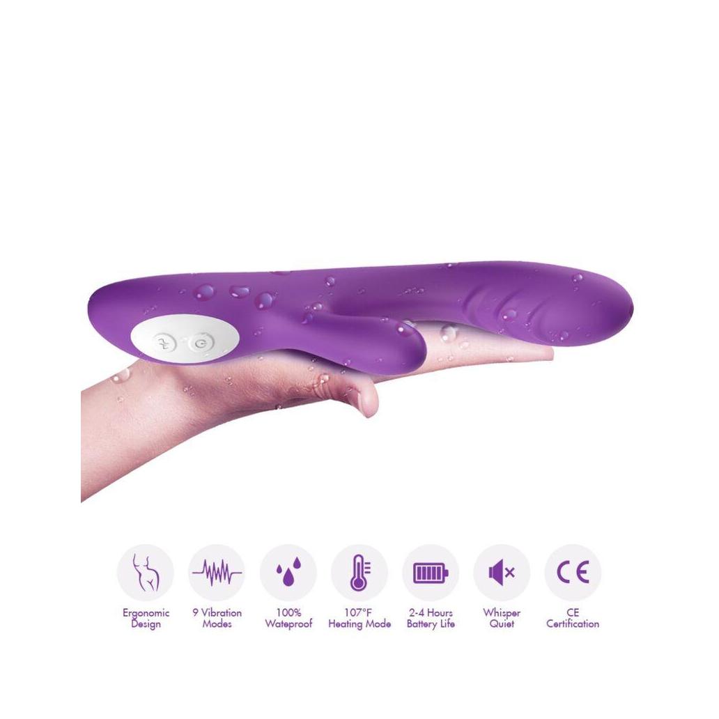 Armony - vibrador spark efeito calor roxo