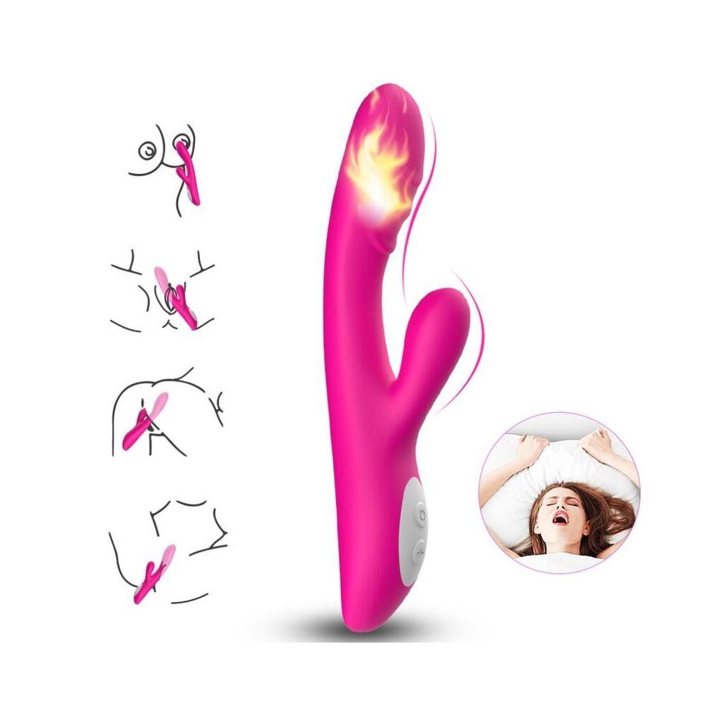 Armony - vibrador spark efeito calor fúcsia