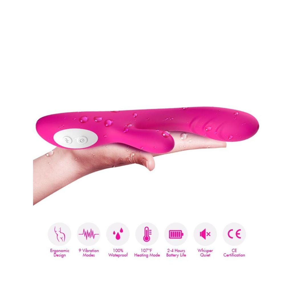 Armony - vibrador spark efeito calor fúcsia