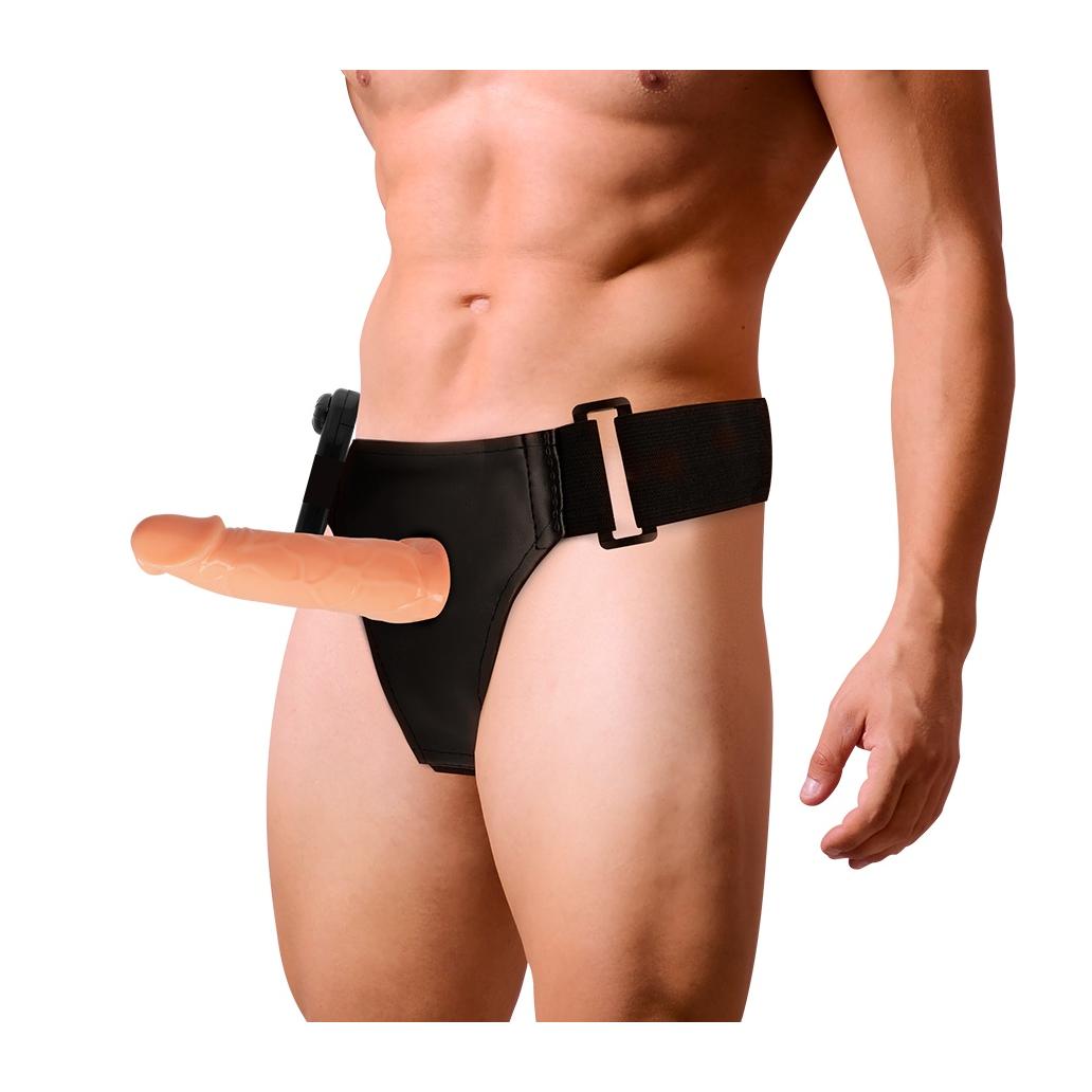 Harness attraction - willian hollow rnes com vibrador 17 cm