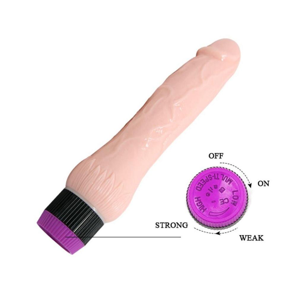 Baile - adour club vibrador realístico base larga 22 cm