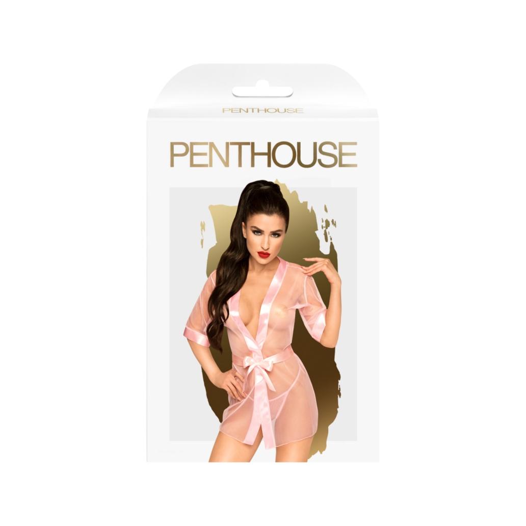 Penthouse - midnight mirage peignoir rosa xl