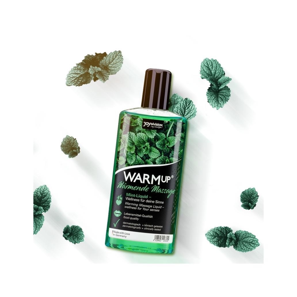 V gel de massagem aquecente warmup menta 150 ml