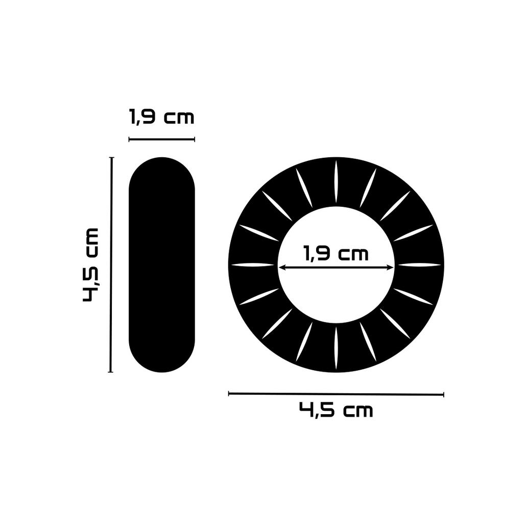 Powering - anel para pênis super flexível e resistente 4,5cm