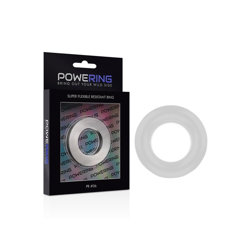 Powering - anel para pênis super flexível e resistente 5,5cm