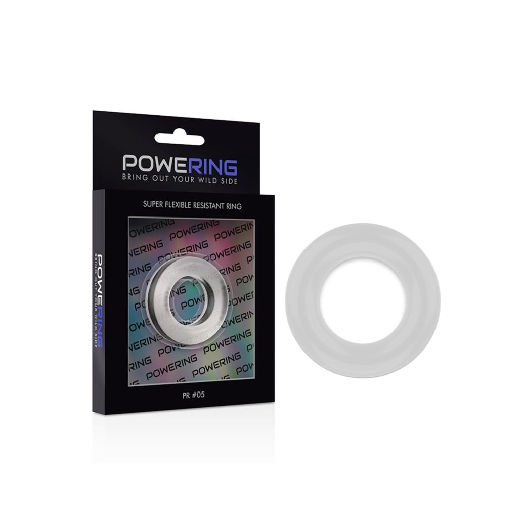 Powering - anel para pênis super flexível e resistente 4,8cm