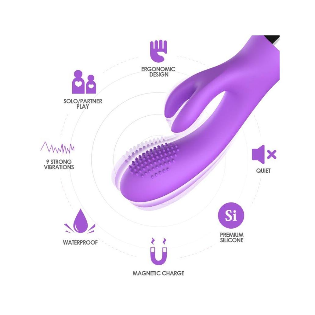 Armony - vibrador coelho roxo