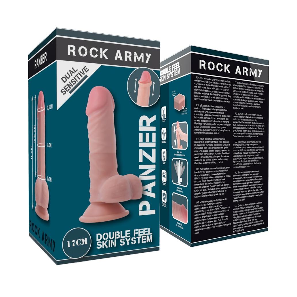 Rockarmy - panzer de densidade dupla 17 cm -o- 4.46 cm