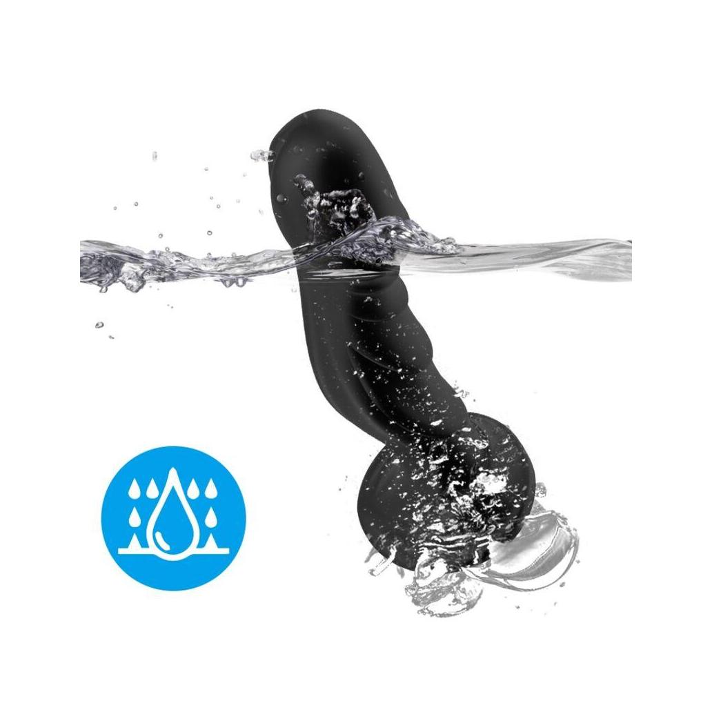 Armony - vibrador dildo e plug anal controle remoto preto