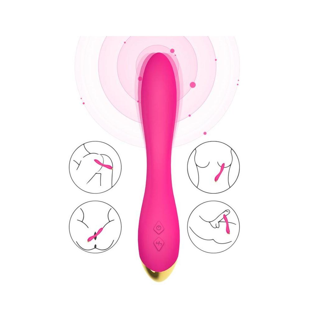 Armony - flamingo vibrador multposição fúcsia