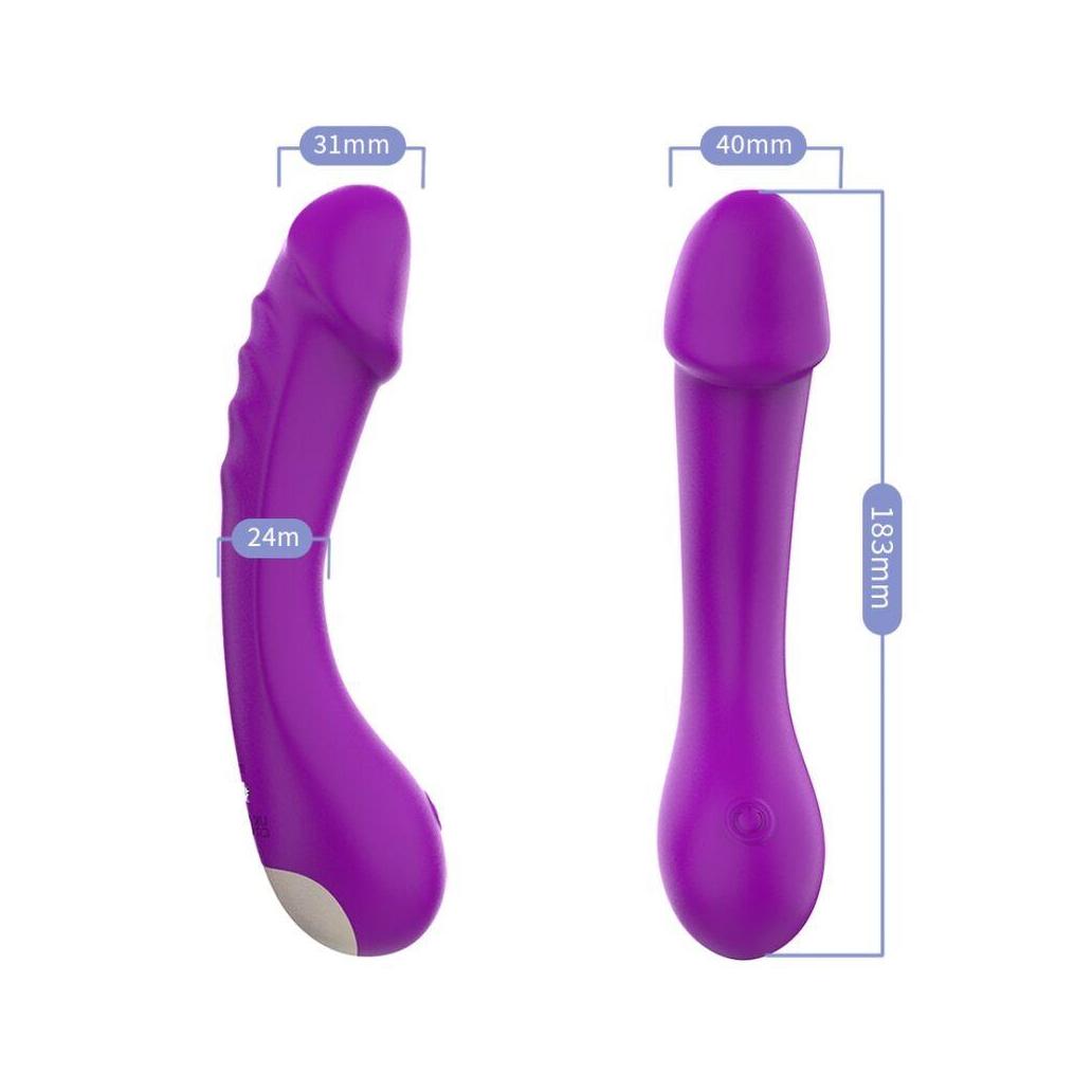 Armony - dildo vibrador g-spot silicone roxo