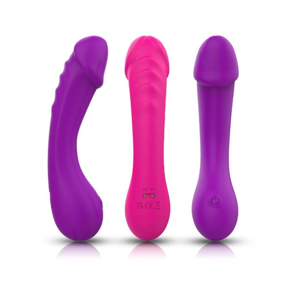 Armony - dildo vibrador g-spot silicone roxo