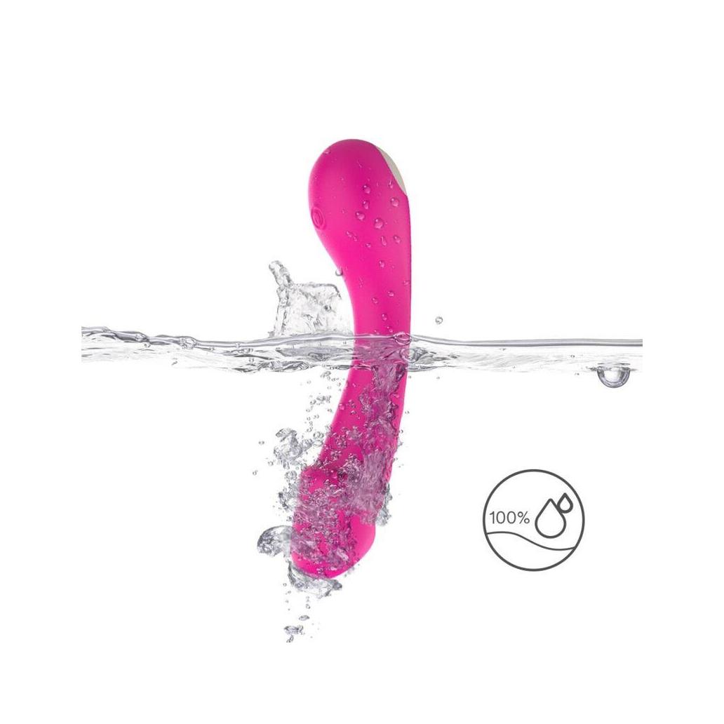 Armony - vibrador dildo g-spot silicone fúcsia