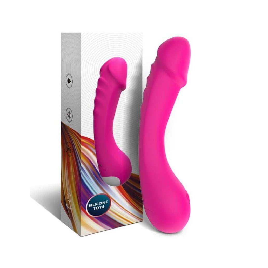 Armony - vibrador dildo g-spot silicone fúcsia