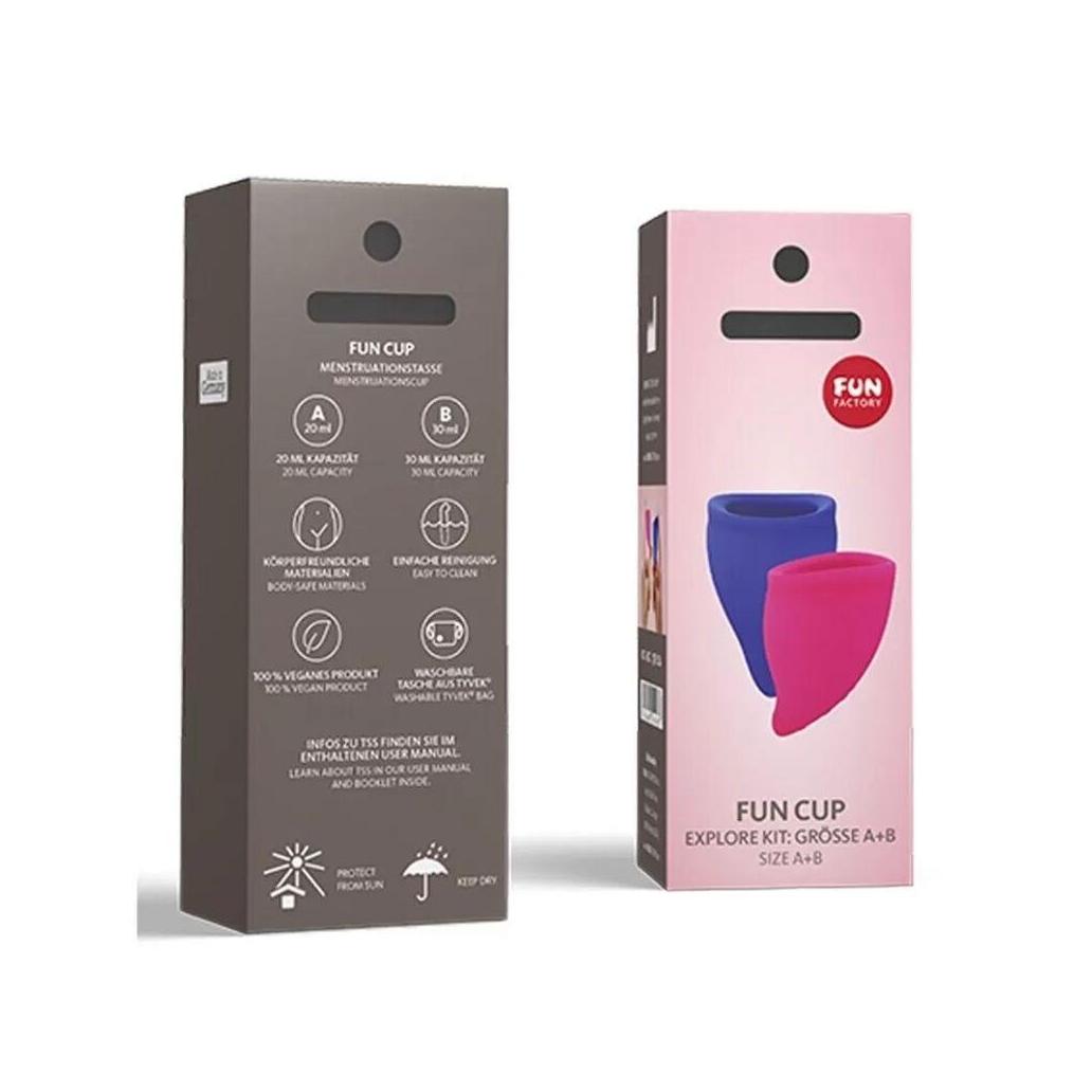 Fun factory - fun cup explore kit rosa e ultramarino