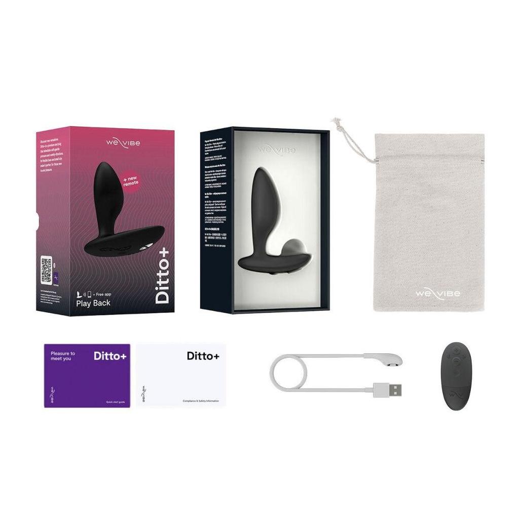 We-vibe - ditto+ vibrador anal plug preto