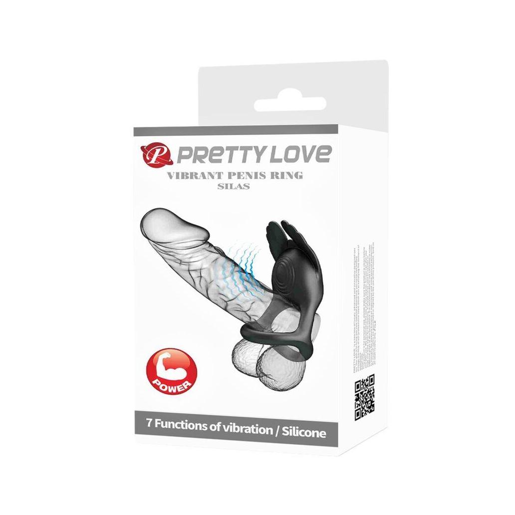 Pretty love - anel para pênis vibrante 7 vibraões silicone p