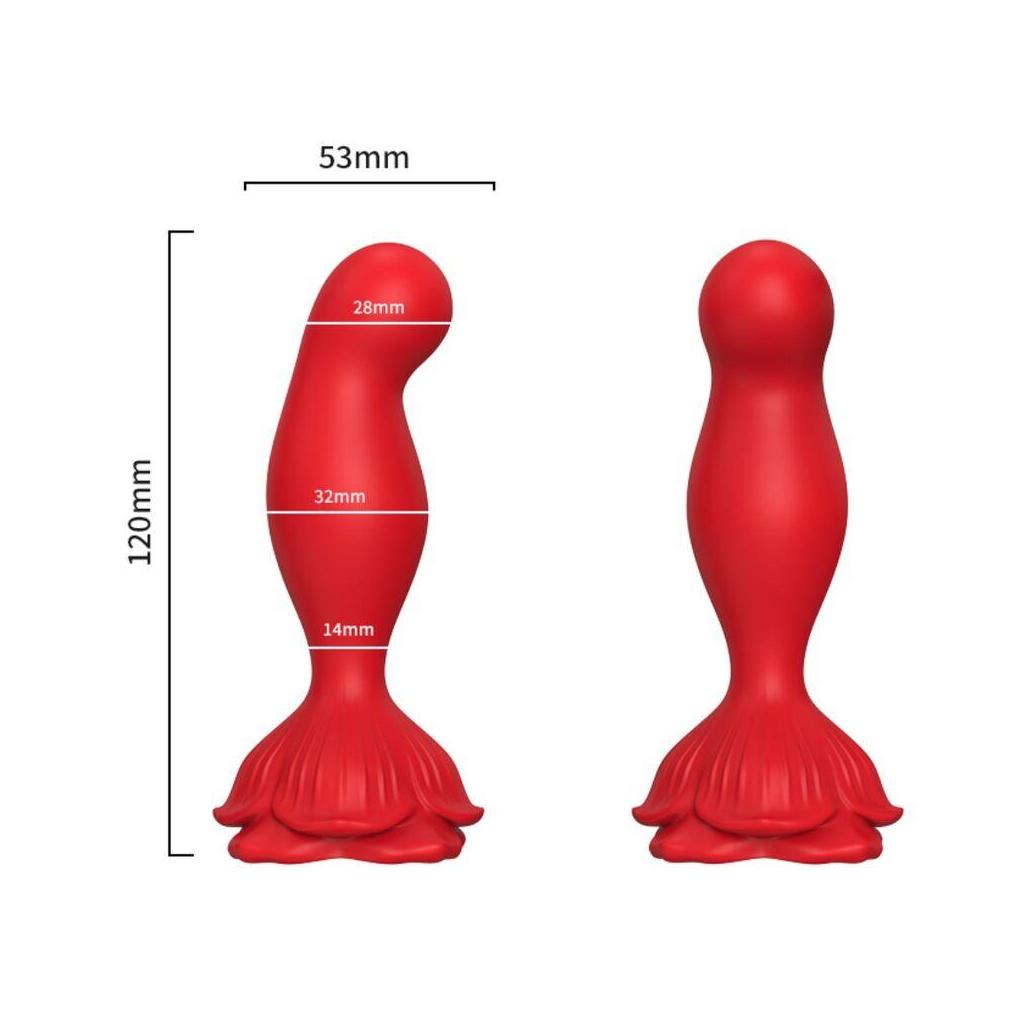 Armony - vibrador rosa e plug anal controle remoto vermelho