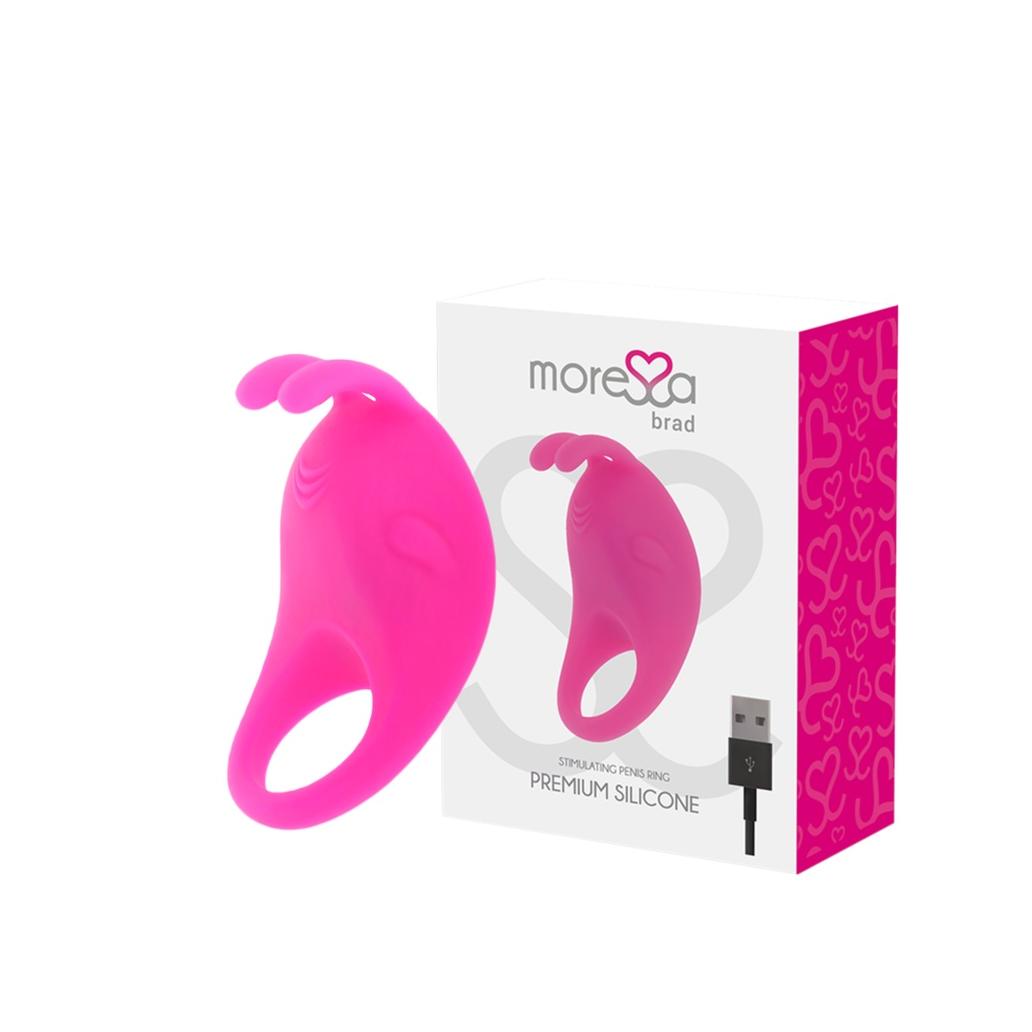 Moressa - brad premium silicone recarregvel rosa