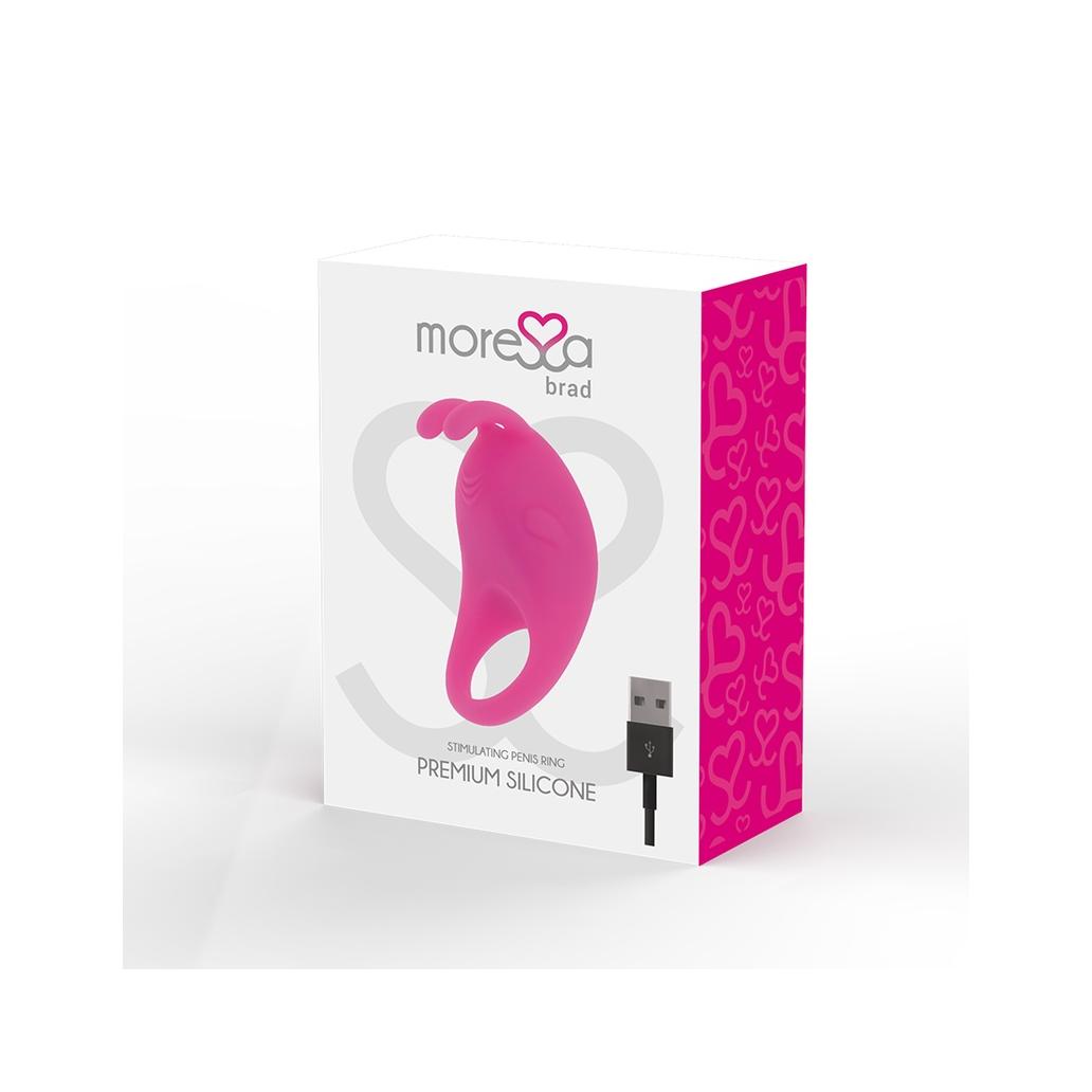 Moressa - brad premium silicone recarregvel rosa