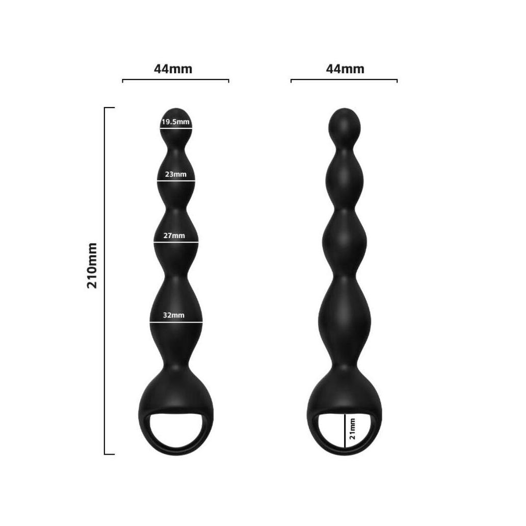 Armony - plug anal de dedo vibrador preto