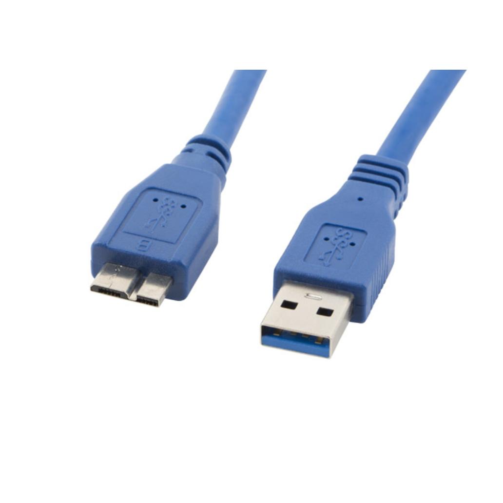 Cabo usb lanberg 3.0 macho/micro usb macho 0,5m azul