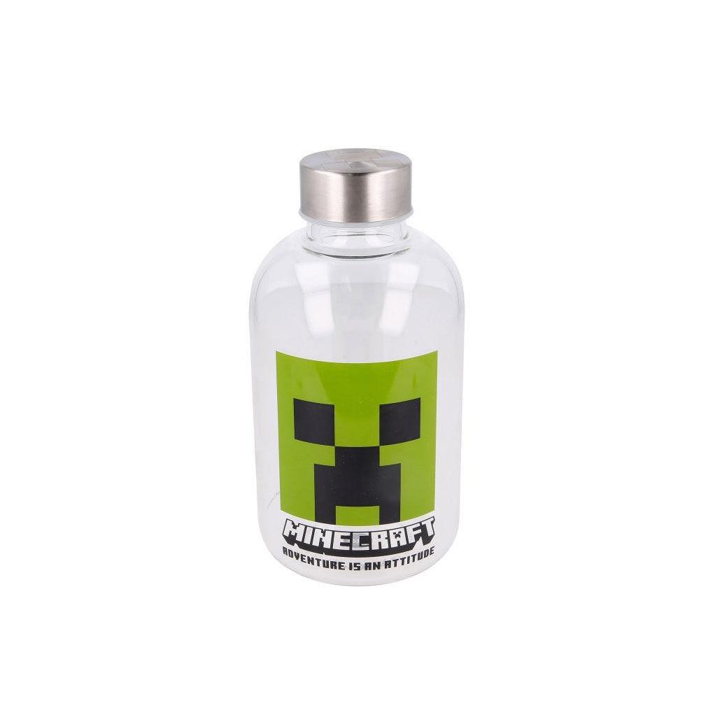 Garrafa de vidro minecraft 620ml