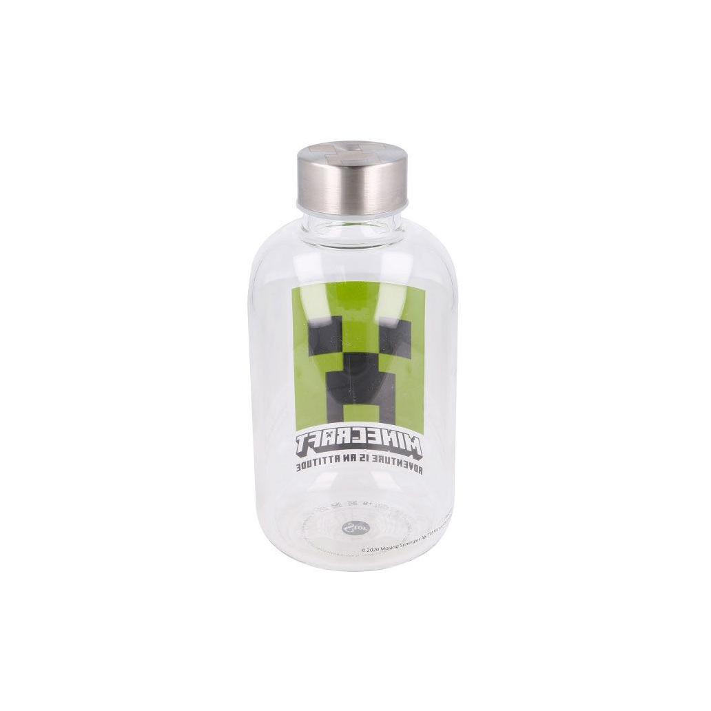 Garrafa de vidro minecraft 620ml