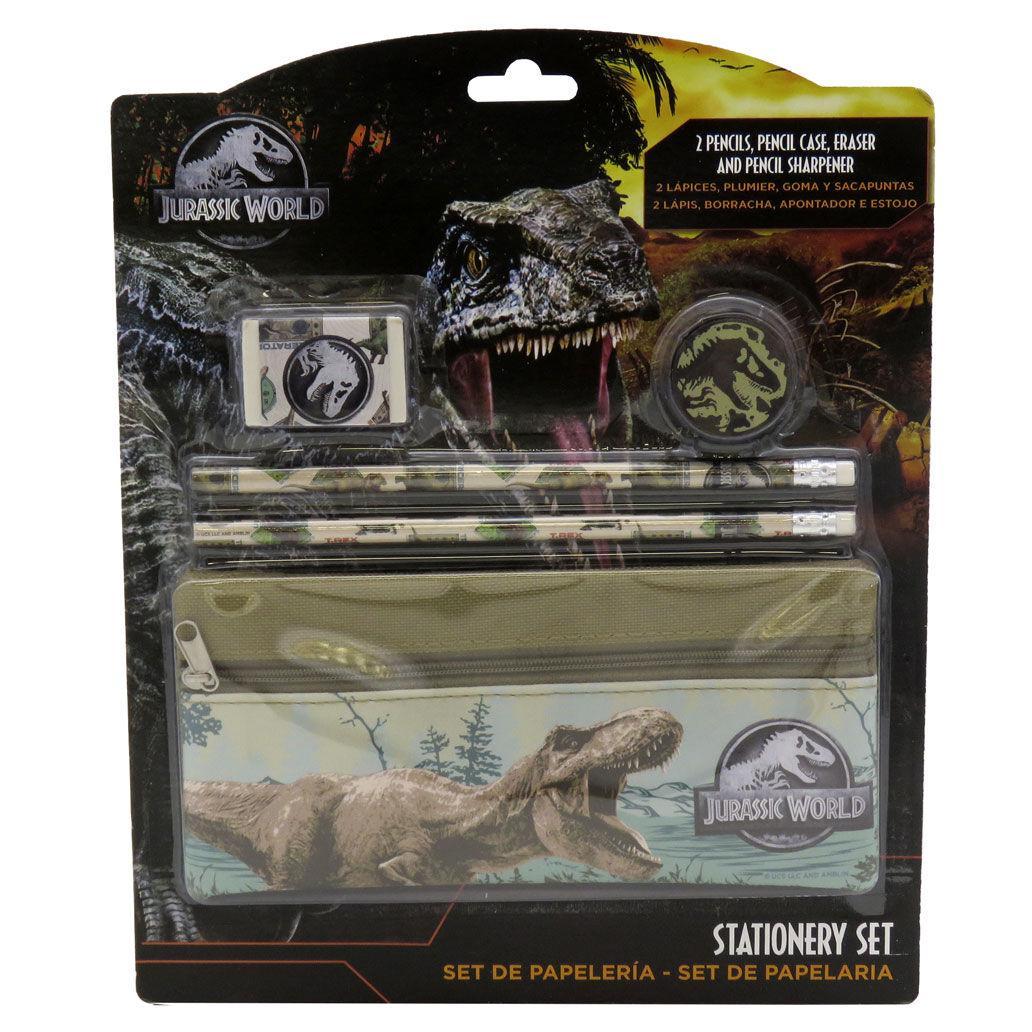 Conjunto de artigos de papelaria jurassic world