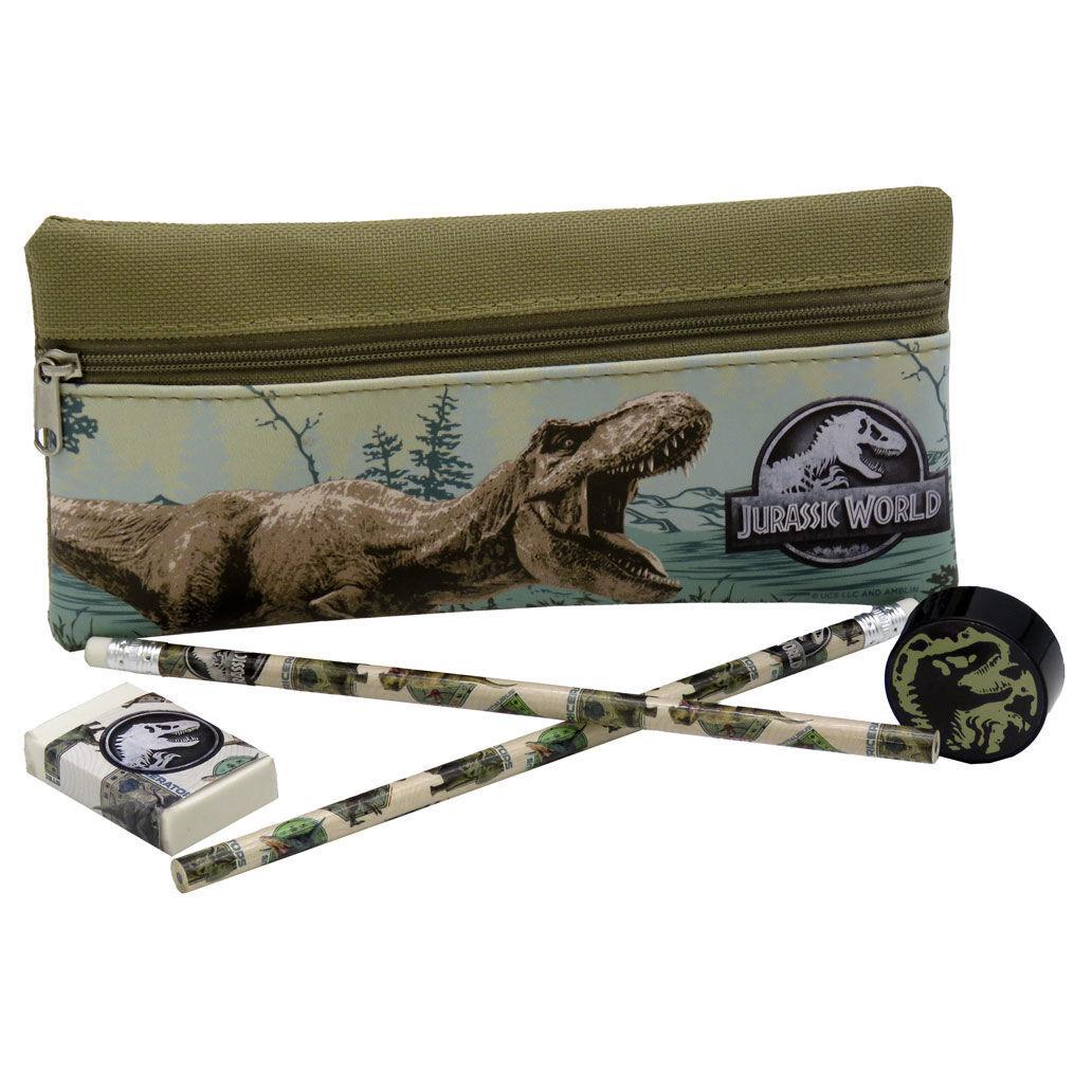 Conjunto de artigos de papelaria jurassic world