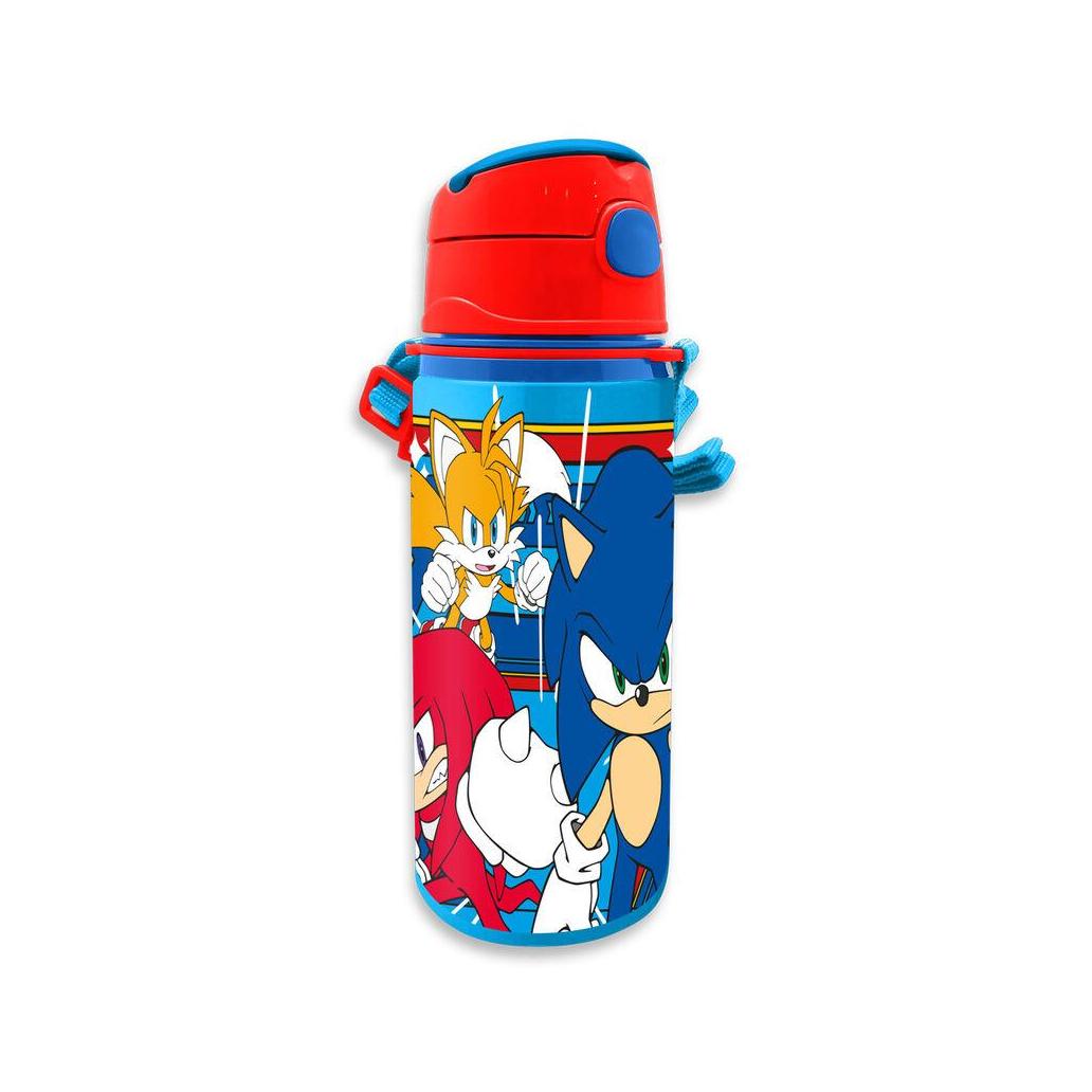 Cantil de alumínio sonic the hedgehog 600ml