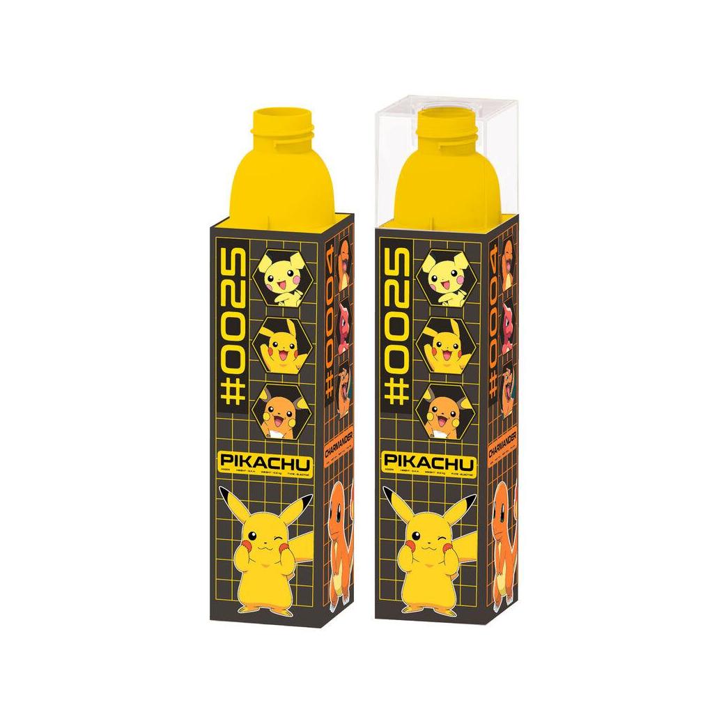 Cantil pokemon pikachu em forma de cubo 650ml