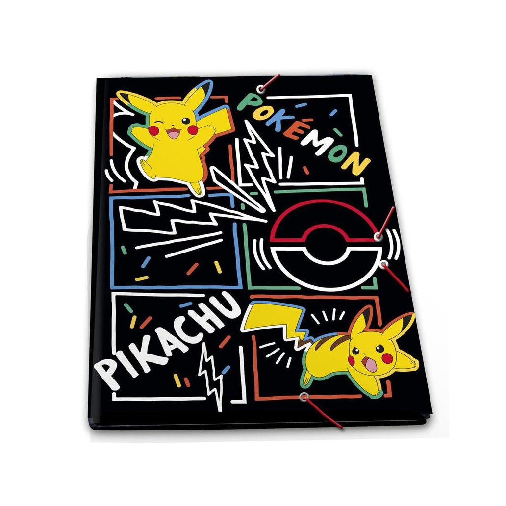 Pasta pokemon pikachu a4 com abas