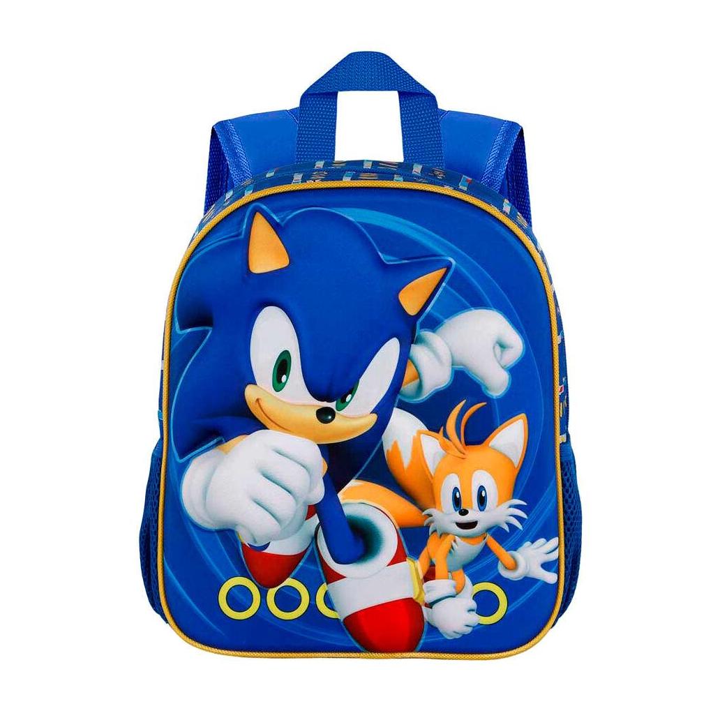 Mochila sonic 2 tails 3d 31cm