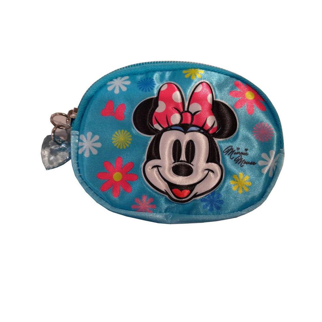 Bolsa de comprimidos azul disney minnie floral