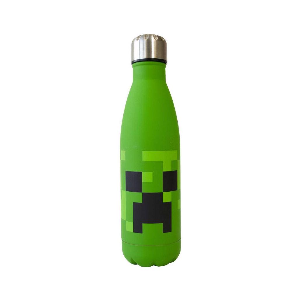 Garrafa minecraft em aço inoxidável 500ml