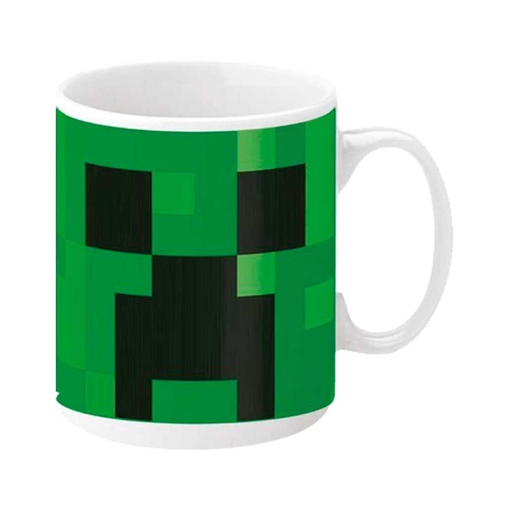 Conjunto garrafa + caneca minecraft em alumínio 500ml