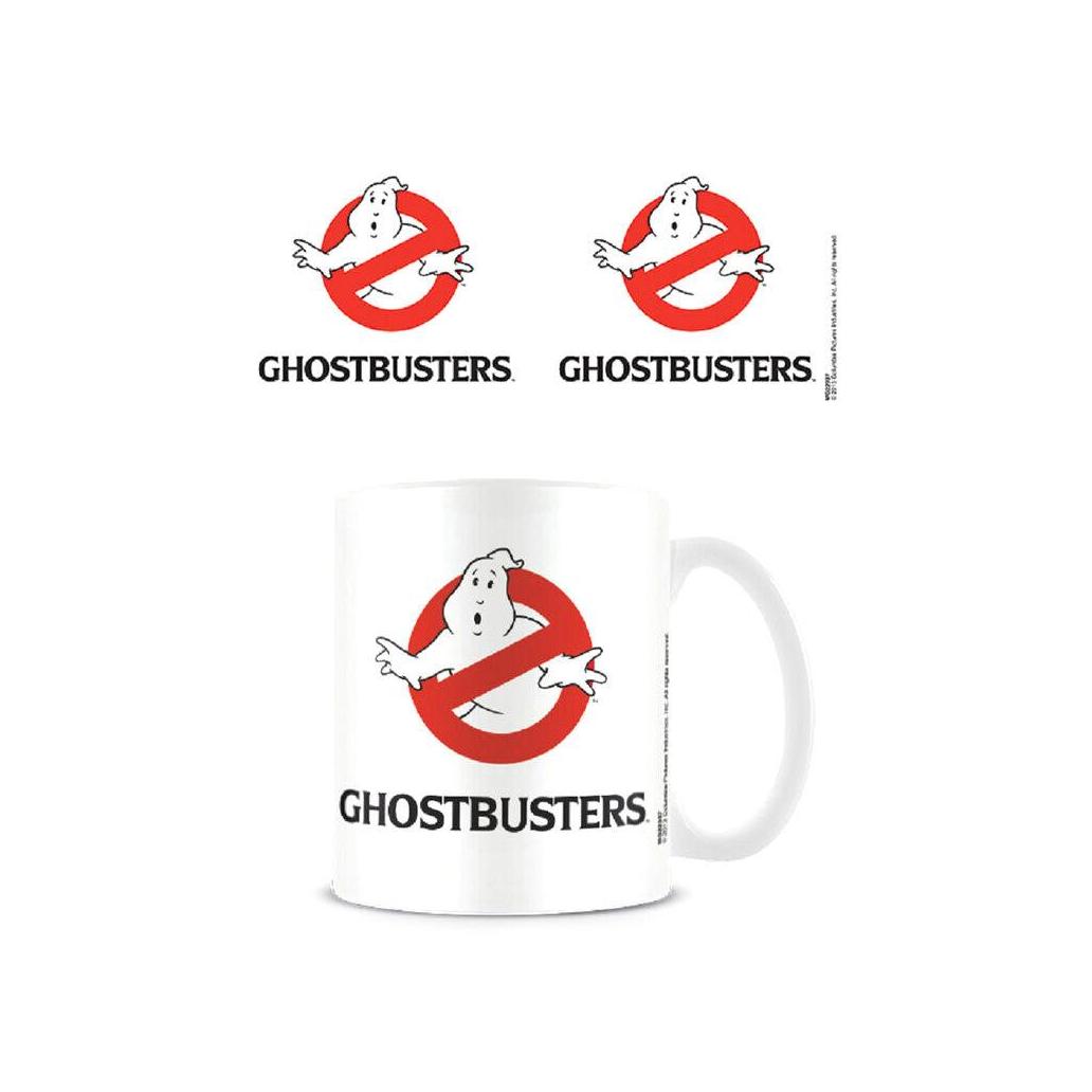 Caneca com logótipo dos caça-fantasmas